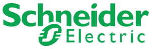 Schneider Electric logo — green text and symbol on transparent background